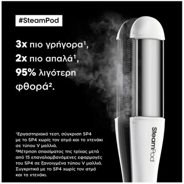 L'Oreal Professionnel Steampod V4 Πρέσα Μαλλιών με Ατμό και Κεραμικές Πλάκες