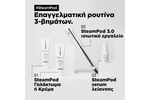 L'Oreal Professionnel Steampod 3.0 Επαγγελματική Πρέσα Μαλλιών με Ατμό