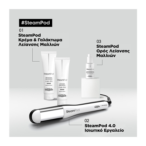 L'Oreal Professionnel Steampod V4 Πρέσα Μαλλιών με Ατμό και Κεραμικές Πλάκες