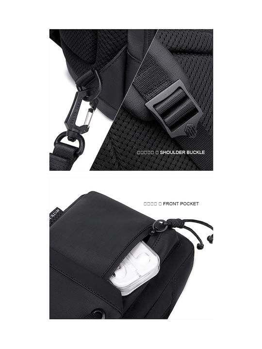 ARCTIC HUNTER τσάντα Crossbody XB00526 με θήκη tablet, 3L, μαύρη
