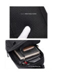 ARCTIC HUNTER τσάντα Crossbody XB00526 με θήκη tablet, 3L, μαύρη