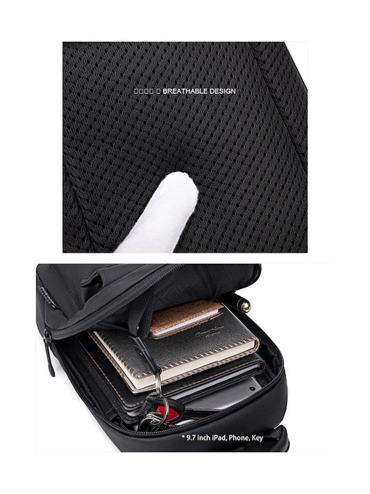 ARCTIC HUNTER τσάντα Crossbody XB00526 με θήκη tablet, 3L, μαύρη