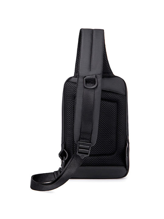 ARCTIC HUNTER τσάντα Crossbody XB00526 με θήκη tablet, 3L, μαύρη