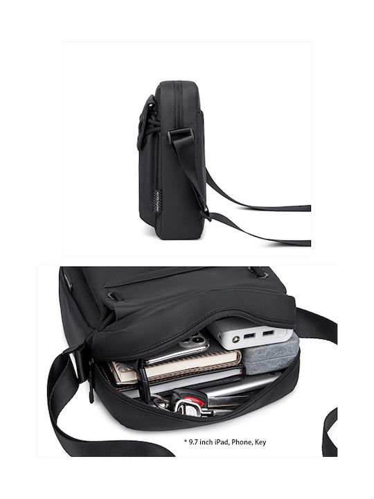 ARCTIC HUNTER τσάντα ώμου K00527 με θήκη tablet, 5L, μαύρη