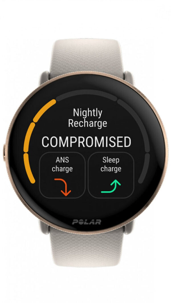 Polar Ignite 3 43mm Αδιάβροχο Smartwatch με Παλμογράφο (Greige Sand)