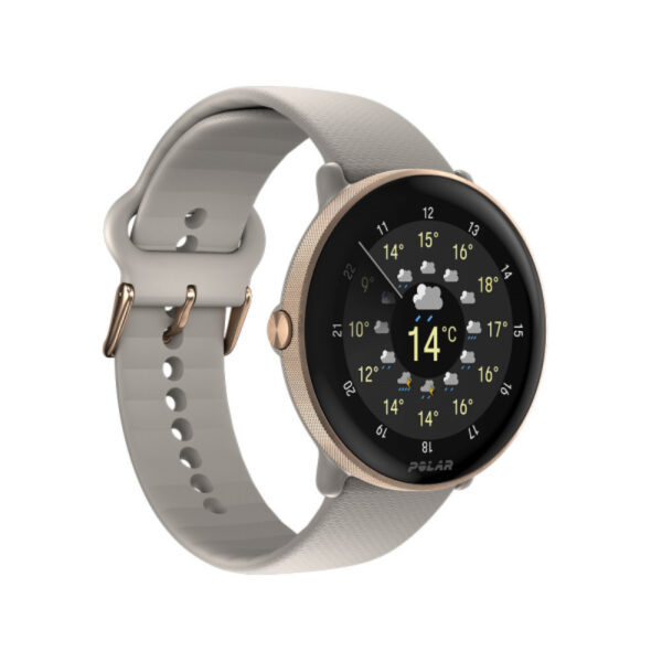 Polar Ignite 3 43mm Αδιάβροχο Smartwatch με Παλμογράφο (Greige Sand)
