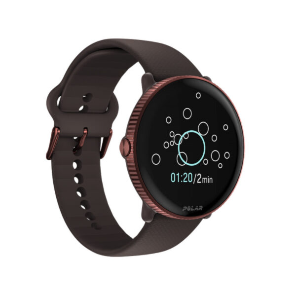 Polar Ignite 3 43mm Αδιάβροχο Smartwatch με Παλμογράφο (Brown Copper)