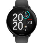 Polar Ignite 3 43mm Αδιάβροχο Smartwatch με Παλμογράφο (Night Black )