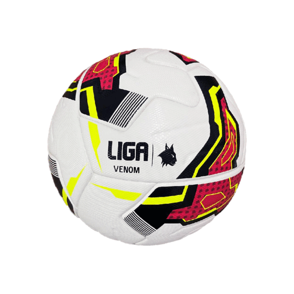 SOCCER BALL VENOM (Red/Yellow Fluo) LIGASPORT^