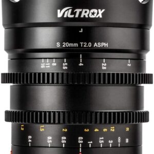 Viltrox S 20mm T2.0 Cine Lens For Sony E-mount Camera