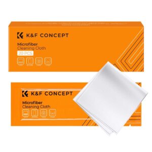 K&F Concept Microfiber Cleaning cloth Kit, 15x15cm, 20pcs  White (SKU.1615)