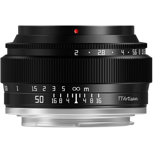 TTArtisan 50mm f/2 Lens for Canon RF (Black)
