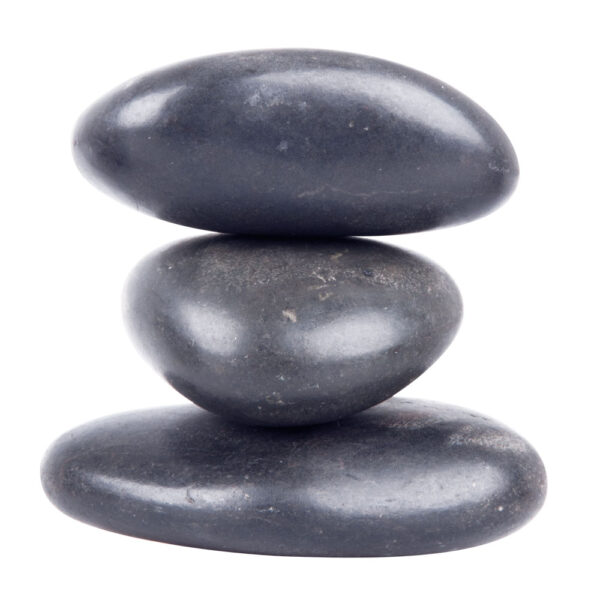 Basalt River Stone Set inSPORTline 7-9cm – 3 Τεμάχια