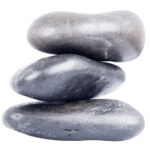 Basalt River Stone Set inSPORTline 10-12cm - 3 Τεμάχια