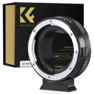 K&F Concept EF-EOS R II Canon EF/EF-S Lens to EOS R Camera Mount Adapter, Autofocus (KF06.520)