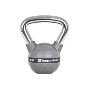 RUBBER-COATED 8KG KETTLEBELL INSPORTLINE PU
