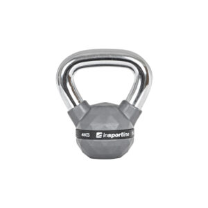 RUBBER-COATED 4KG KETTLEBELL INSPORTLINE PU