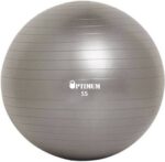 GYM BALL 75CM (ΓΚΡΙ) ANTI-BURST 1300GR OPTIMUM