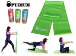 LATEX GYM BAND 250X15CM ΠΡΑΣΙΝΟ (ΜΕΣΑΙΟ) OPTIMUM