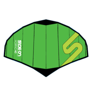 Side-On πανί Wing foil 5m - πράσινο