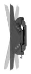 Brateck KL31-22T Βάση Τηλεόρασης Τοίχου έως 43" και 45kg