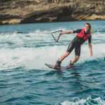 Σχοινί με λαβή Prime Wake Combo Jobe - Κόκκινο