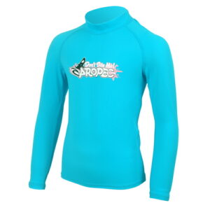 UV παιδική λύκρα μπλούζα με μακρύ μανίκι τιρκουάζ Aropec