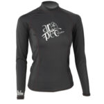 UV αντηλιακή λύκρα με μακρύ μανίκι Γυναικεία Στενή εφαρμογή Μαύρη - Aropec