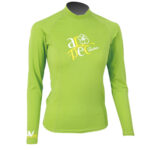 UV αντηλιακή λύκρα με μακρύ μανίκι Γυναικεία Στενή εφαρμογή Lime - Aropec