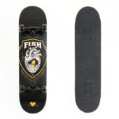 Skateboard 31'' Black heart Fish