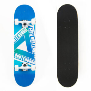 Skateboard 31'' Blue Triangle Fish