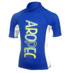 UV λύκρα με κοντό μανίκι παιδική μπλε Aropec