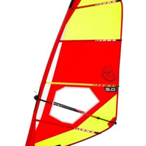 Trainer V2 5,0 Dacron sail - Ολοκληρωμένο σετ πανί για windsurf με RDM epoxy άλμπουρο - ΤΙΚΙ