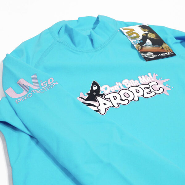 UV παιδική λύκρα μπλούζα με μακρύ μανίκι τιρκουάζ Aropec