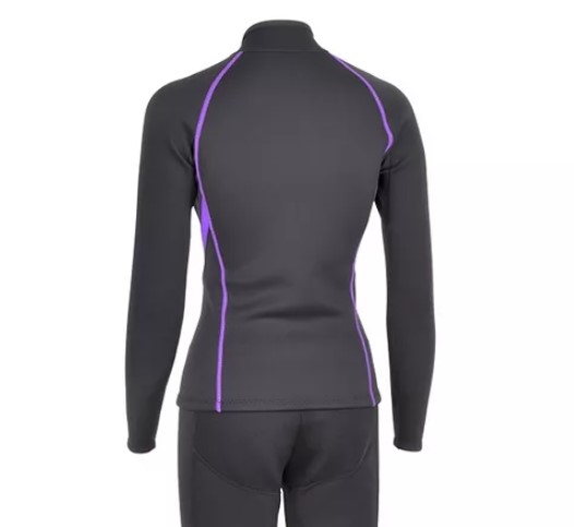 Jacket νεοπρενίου 1.5mm γυναικείο Μαύρο/Μωβ - Aropec