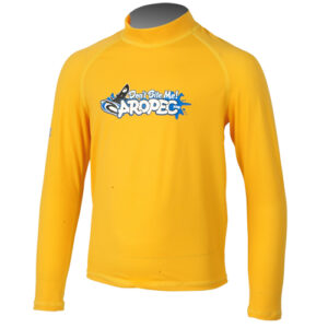 UV παιδική λύκρα μπλούζα με μακρύ μανίκι κίτρινη Aropec