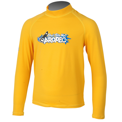 UV παιδική λύκρα μπλούζα με μακρύ μανίκι κίτρινη Aropec