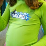 UV παιδική λύκρα μπλούζα με μακρύ μανίκι λάιμ Aropec