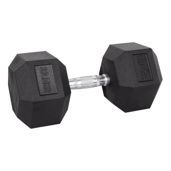 32,5kg Hex Dumbbell inSPORTline Hexsteel