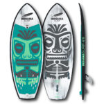 Σανίδα wakesurf 4'8" Carbon - Indiana