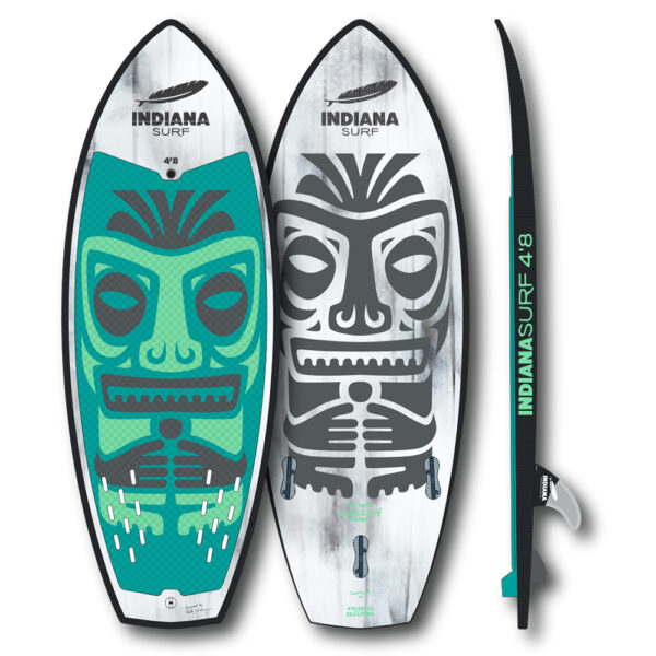 Σανίδα wakesurf 4'8" Carbon - Indiana