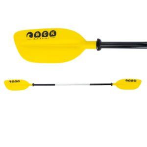 Κουπί καγιάκ διαιρούμενο 220cm Αλουμινίου SCK Κίτρινο