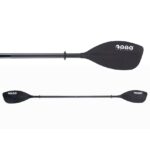 Κουπί καγιάκ 220cm διαιρούμενο ενισχυμένο αλουμινίου - Μαύρο SCK