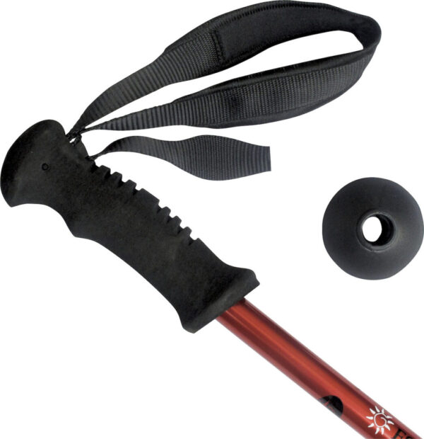 Escape Τηλεσκοπικό Μπατόν Ορειβασίας Αλουμινίου 1τμχ Κόκκινο (11447)