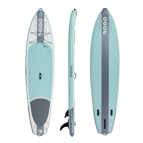 SCK φουσκωτή σανίδα SUP Mare Nero 11'6" πακέτο Γκρι
