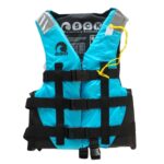 Σωσίβιο γιλέκο για θαλάσσια σπορ με τρεις ιμάντες Morello SCK Γαλάζιο