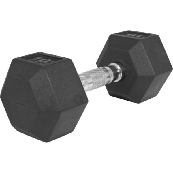 10kg Hex Dumbbell inSPORTline Hexsteel