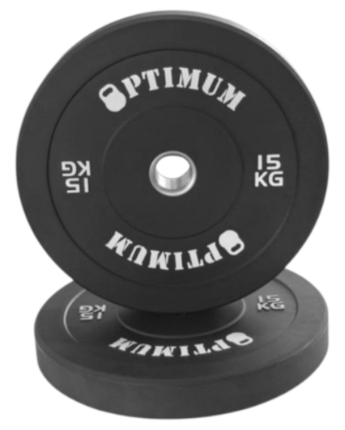 RUBBER BUMPER PLATE 15kg OPTIMUM