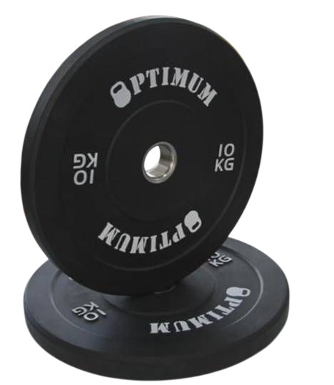 RUBBER BUMPER PLATE 10kg OPTIMUM