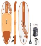 SCK φουσκωτή σανίδα SUP/Windsurf Mare Arioso 10'8" πακέτο Sepia